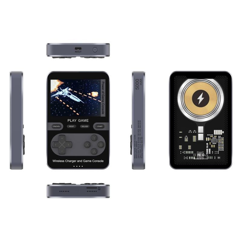 Game Console Power Bank – Multifunctional Charger & Games