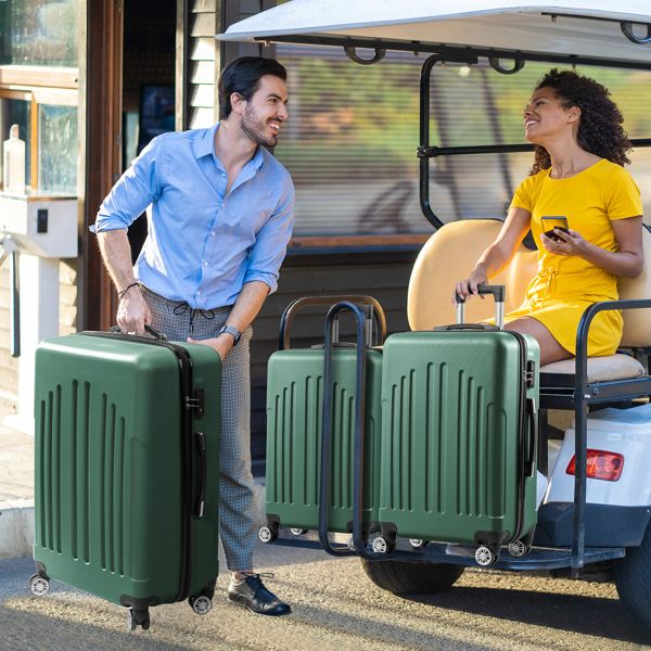 Luggage Trolley Set Retro Inspired Design