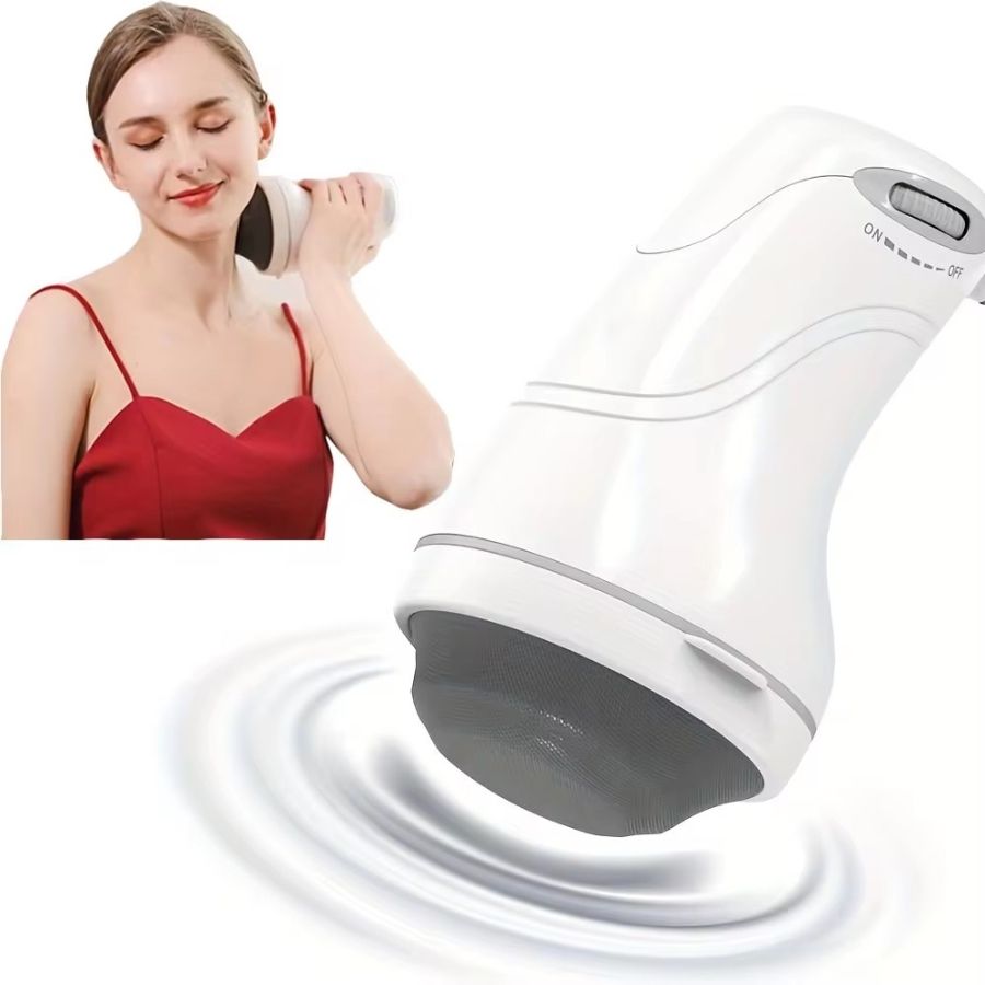 Handheld Electric Massager – 8 Massage Heads for Full-Body Relaxation