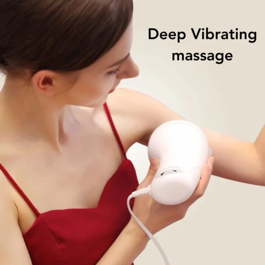 Handheld Electric Massager – 8 Massage Heads for Full-Body Relaxation