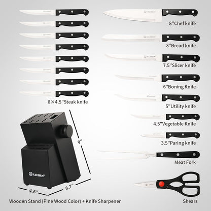 Professional Stainless Steel Kitchen Knife Set