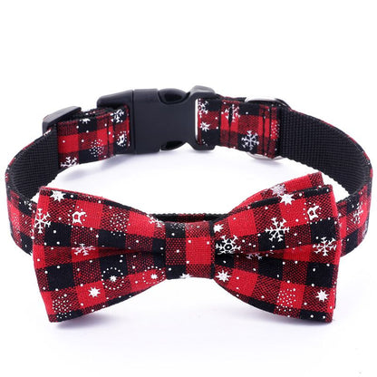 Snowflake Dog Collar – Festive & Adjustable for Holiday Season