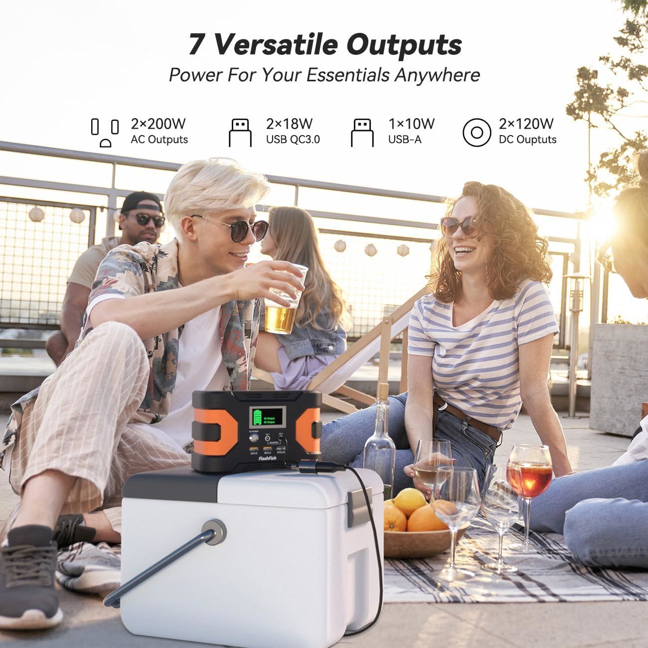 Flashfish EA150 Portable Power Station: Reliable Power for Outdoors & Emergencies