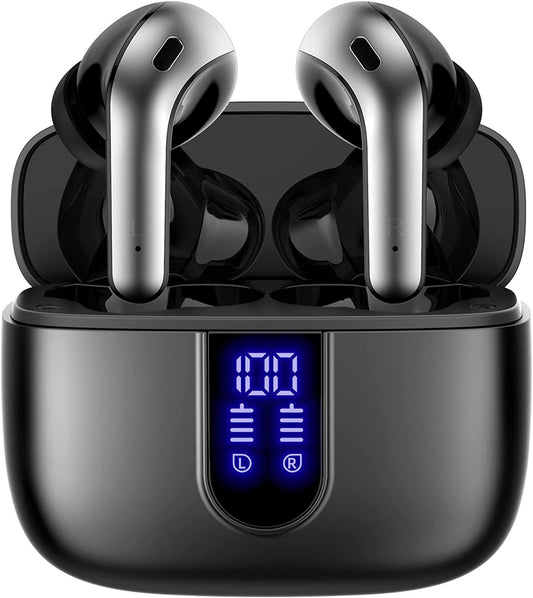 X08 Bluetooth Wireless Earbuds – 60H Playback, Waterproof, & Touch Control