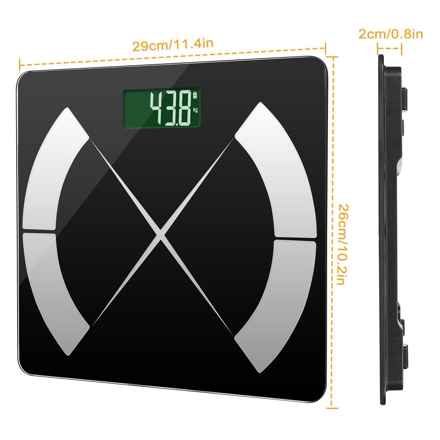 Smart Body Composition Digital Scale – Measures Weight, BMI, Body Fat & More
