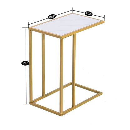 Marble Sofa Couch Side Accent Table