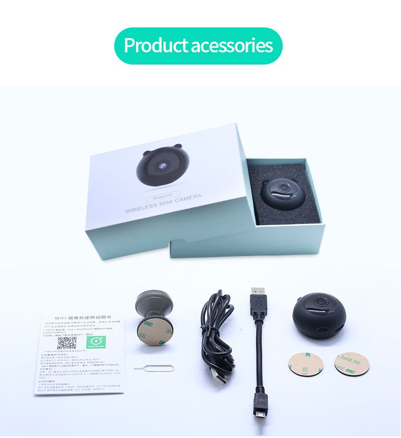 Mini Wireless Surveillance Camera – HD WiFi Home Security Camera