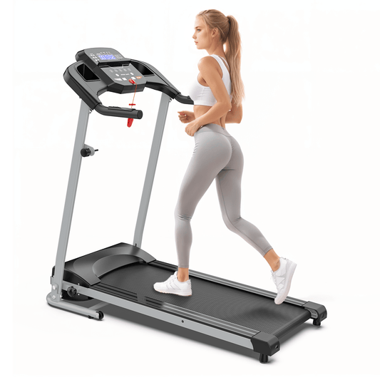 OBENSKY Folding Treadmill – 2.5HP Motor, 12 Modes, LCD Display, Portable