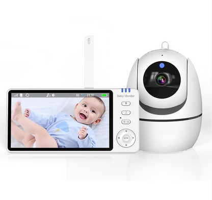 HD Video Baby Monitor – 5-Inch LCD, Night Vision and; Two-Way Audio