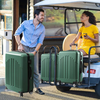 Luggage Trolley Set Retro Inspired Design