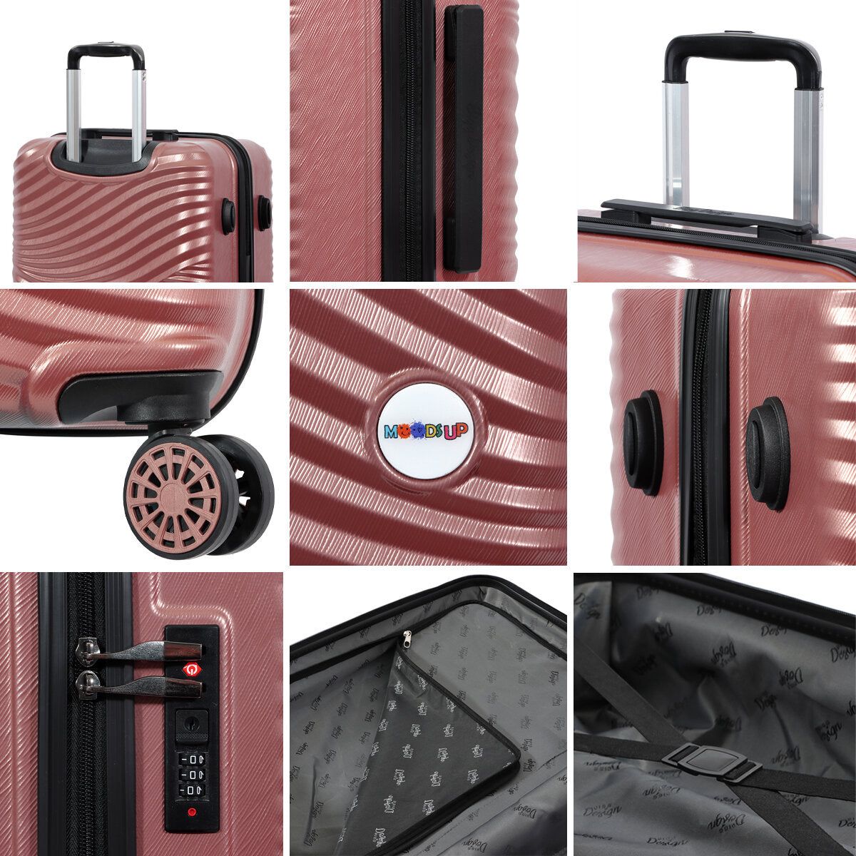 Bigg Design Premium Travel Spinner Suitcase 3 Piece
