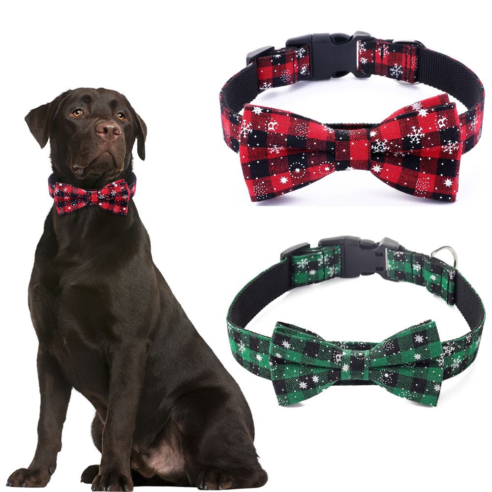 Christmas Snowflake Dog Collar 