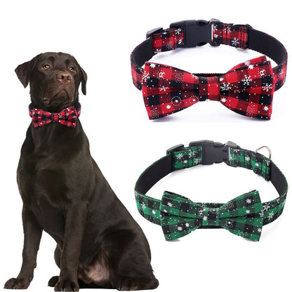 Christmas Snowflake Dog Collar 