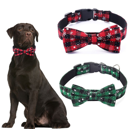 Christmas Snowflake Dog Collar 