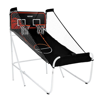 VEVOR 7-Foot Basketball Arcade Game – Dual Hoop, Indoor Game with LED Scoring & 8 Game Modes