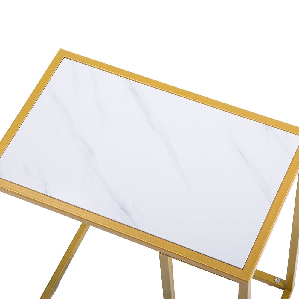 Marble Sofa Couch Side Accent Table