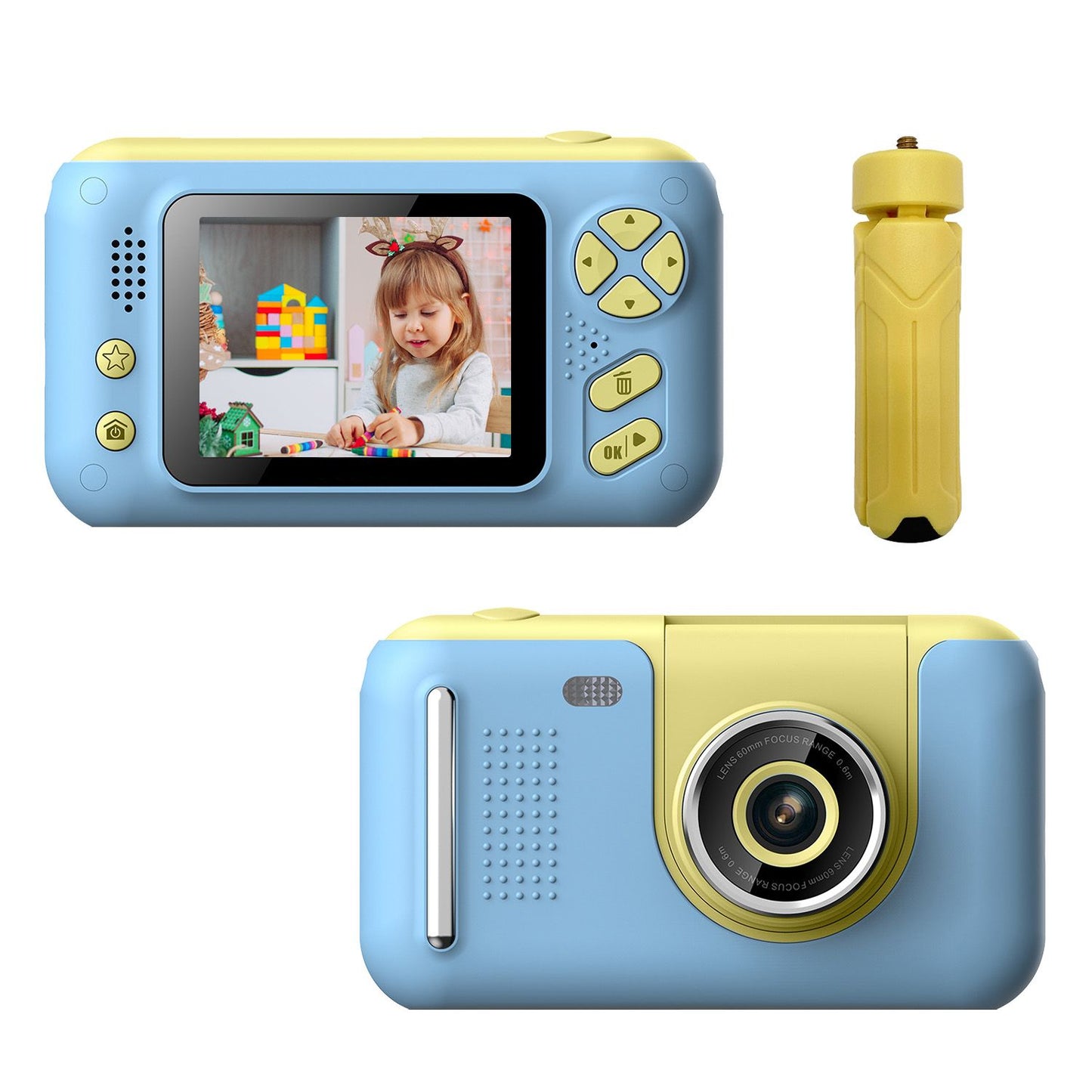 40MP Kids Digital Camera – HD Photos, 1080P Video & Fun Puzzle Games for Children