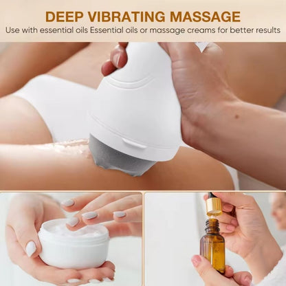 Handheld Electric Massager – 8 Massage Heads for Full-Body Relaxation