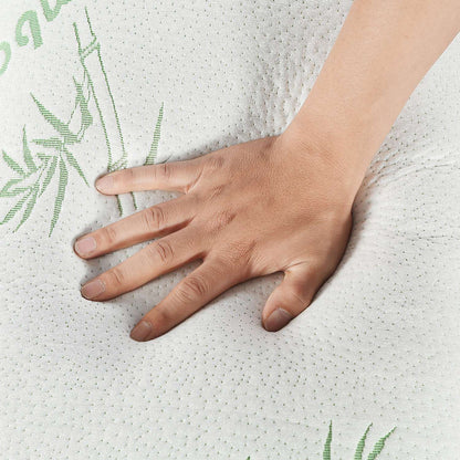 Bamboo Memory Foam Pillow – Queen Size, Cooling & Hypoallergenic